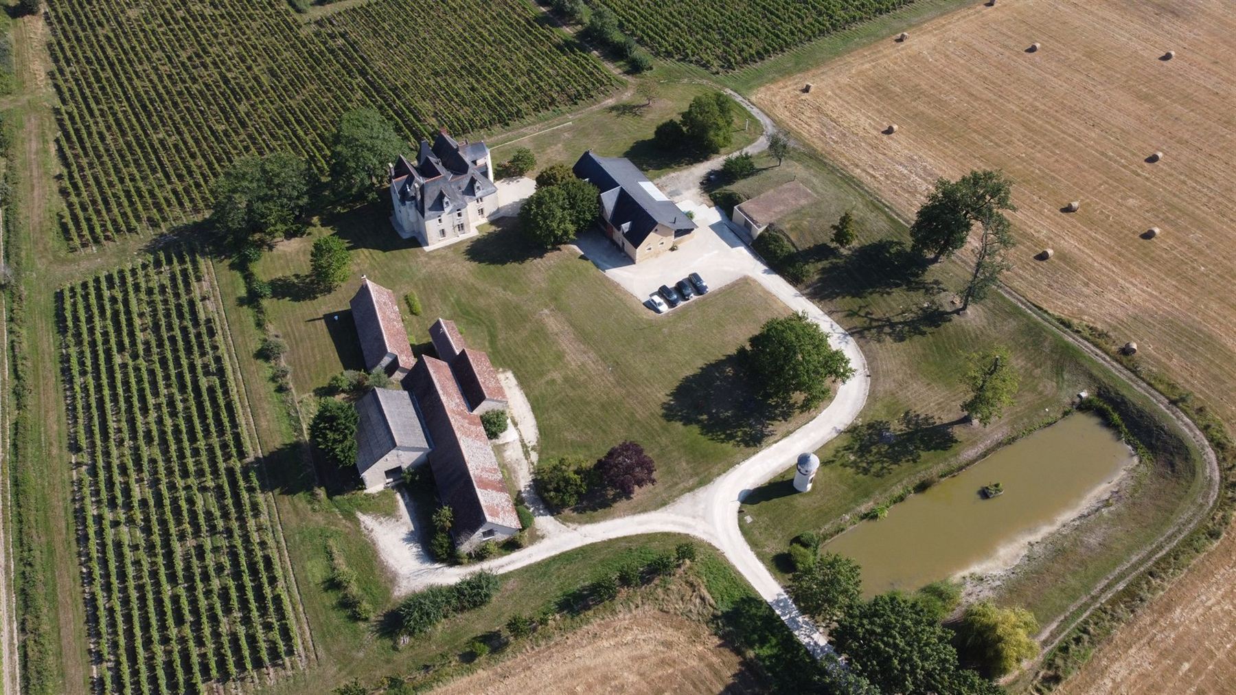 Le domaine vu du ciel
